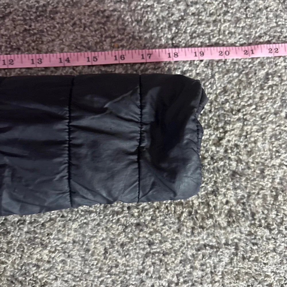 Michael Kors Puffer Jacket Girls Size 8 Black Excellent Sherpa Lined‎ Hooded